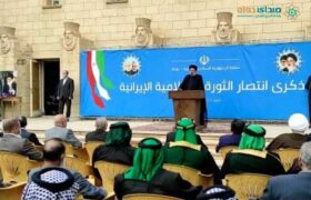 فریاد لبیک یا خامنه‎ای در ‌اجتماع بزرگ نیروهای مردمی عراق