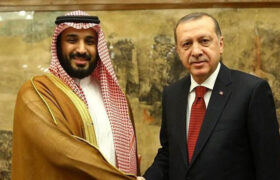 اردوغان در کنار آل سعود