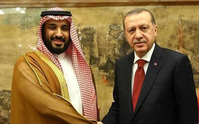 اردوغان در کنار آل سعود