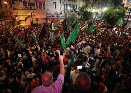 فلسطین سراسر در جشن و شادی + تصاویر