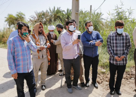 آبرسانی جمعی از مداحان و جمعیت امام رضایی ها به یکی از روستاهای خوزستان