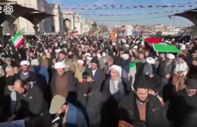 گزارش اختصاصی صدای حوزه از خروش مردم قم در ۲۲ دی ماه ۱۴۰۴